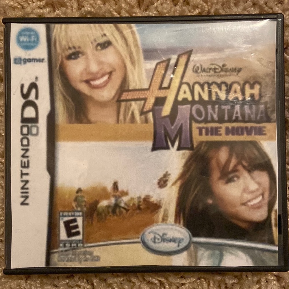 NINTENDO DS DISNEY HANNA MONTANA THE MOVIE GAME